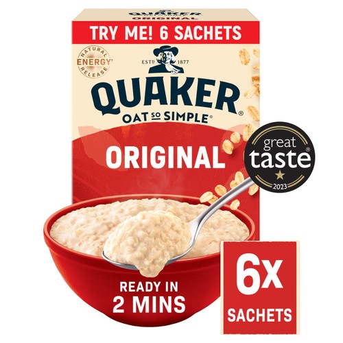 Quaker Oat So Simple Original Porridge Sachets