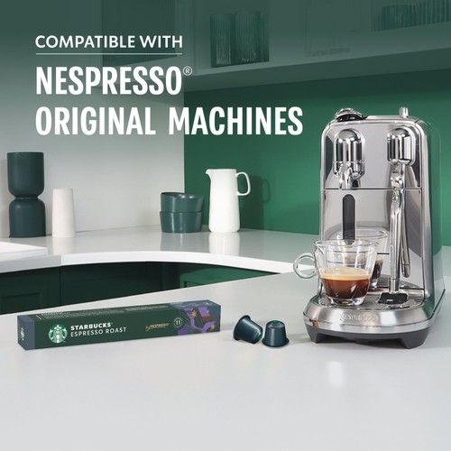 Starbucks by Nespresso Dark Espresso Roast Coffee Capsules x10