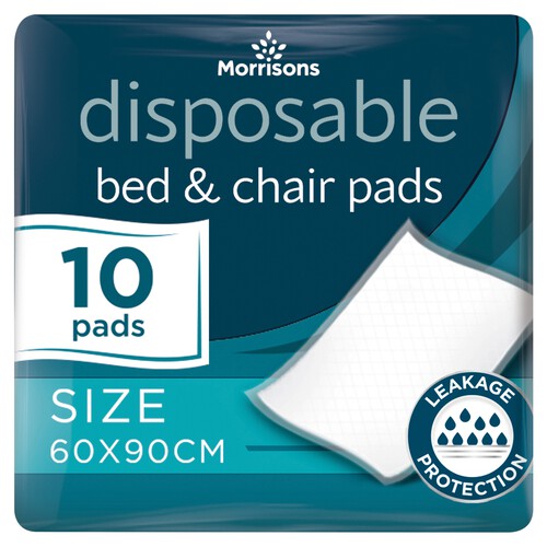 Morrisons Protective Incontinence Bed & Chair Mats 60 x 90cm 