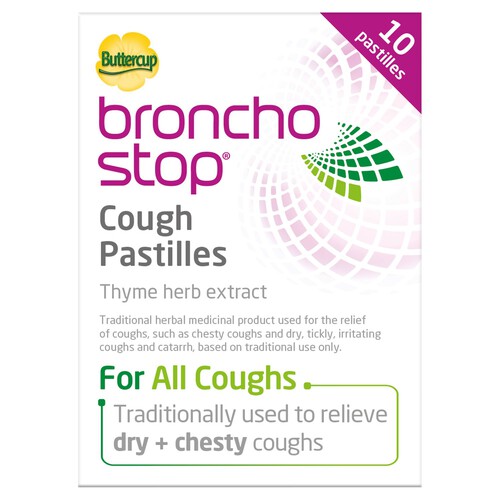 Bronchostop Cough Pastilles - 10 On-the-Go Cough Pastilles