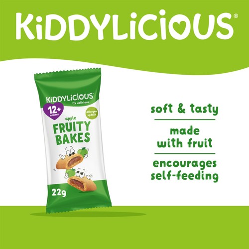 Kiddylicious Apple Fruity Bakes Baby Snacks