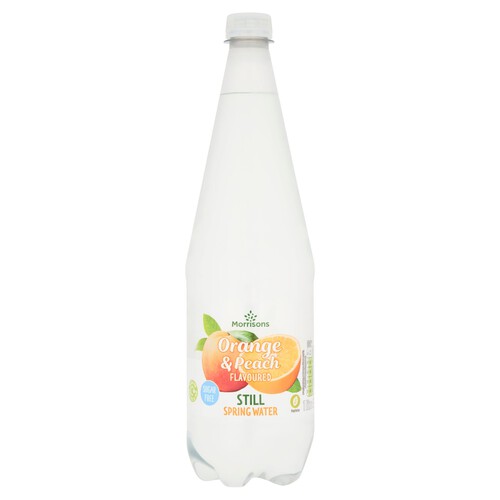 Morrisons No Added Sugar Still Orange & Peach Spring Water 