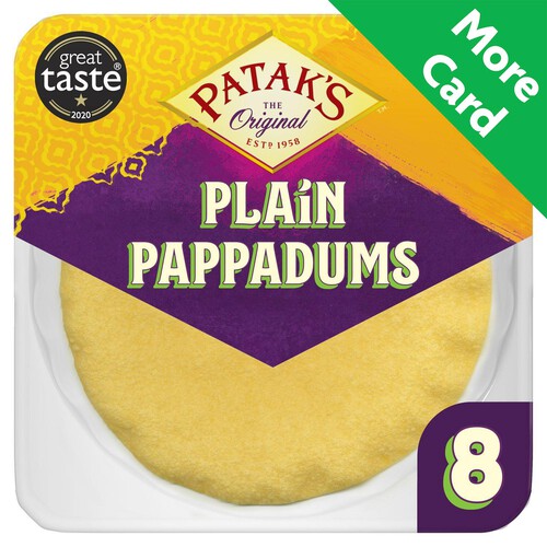 Pataks Plain Pappadums