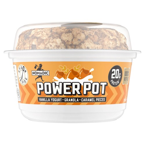 Nomadic Power Pot Vanilla Yogurt & Granola Smooth Caramel 