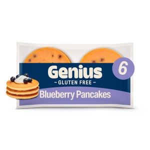 Genius Deliciously Gluten Free Blueberry Pancakes 6 pack