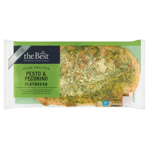 Morrisons The Best Pesto & Pecorino Flatbread 260g