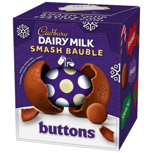 Cadbury Dairy Milk Buttons Smash Bauble 90g