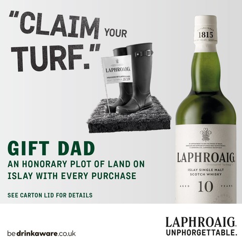 Laphroaig Islay Single Malt Scotch Whisky  - 10 Year Old 