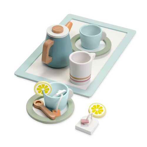 Ollie & Grace Wooden Toy Tea Set (wigig)