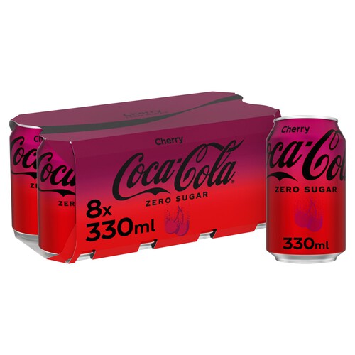 Coca-Cola Zero Sugar Cherry Cans