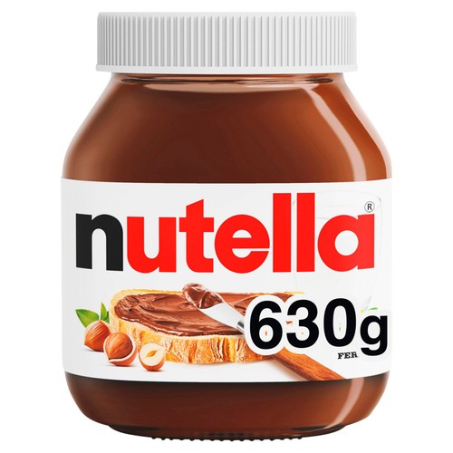 Nutella Hazelnut Chocolate Spread Jar 630g