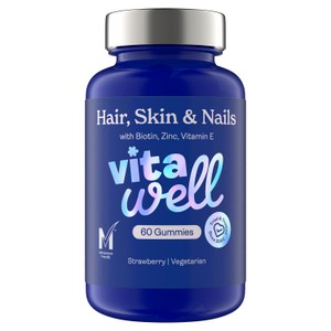 Vitawell 60 Hair, Skin & Nails Strawberry Gummies