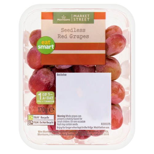 Morrisons Red Grapes 