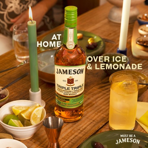 Jameson Triple Triple Blended Irish Whiskey (Abv 40%) 70cl