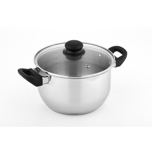 Nutmeg Home Stainless Steel Stockpot 20cm