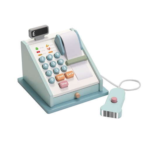 Ollie & Grace Wooden Toy Cash Register (wigig)