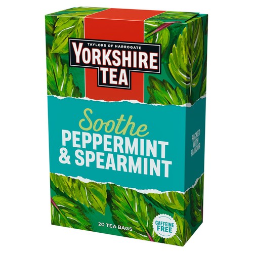 Yorkshire Tea Soothe Peppermint & Spearmint Tea  20 Pack