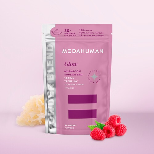 MEDAHUMAN Glow Mushroom Superblend Powder