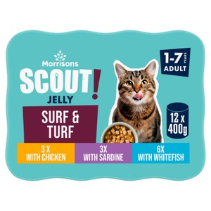 Morrisons Cat Food Fish & Meat Chunks In Jelly