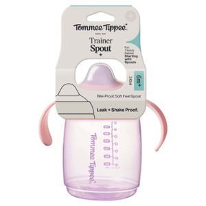 Tommee Tippee 1x Starter Spout Cup, Easy-Grip, 4 Months+, Assorted Colours