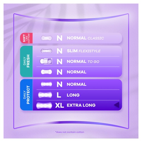 Always Dailies Extra Protect Panty Liners Long Plus 24 liners