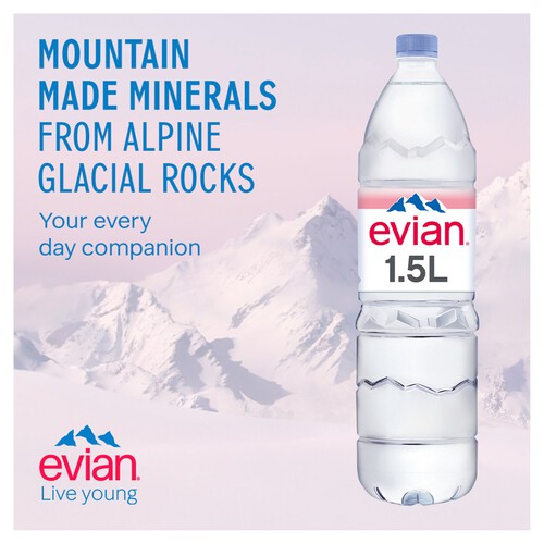 evian Natural Mineral Water 