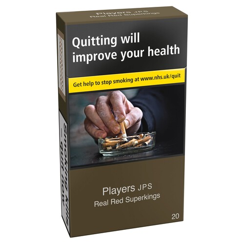 Players Real Red Superkings Cigarettes