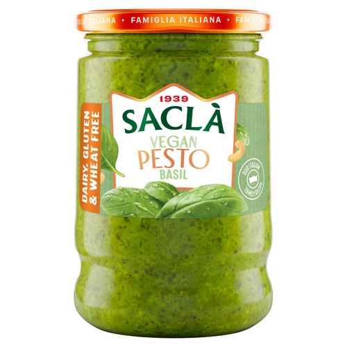 Sacla Vegan Basil Pesto 190g