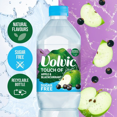 Volvic Touch Of Fruit Sugar Free Apple & Blackcurrant 1.5L