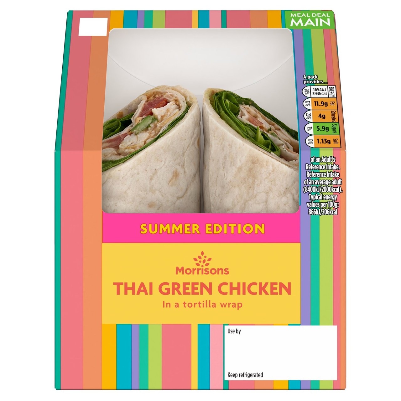 Morrisons Limited Edition Thai Green Chicken Wrap