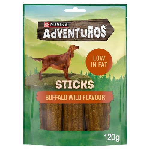 Adventuros Sticks Dog Treat Buffalo Flavour