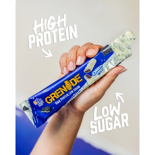 Grenade Protein Bars Oreo White