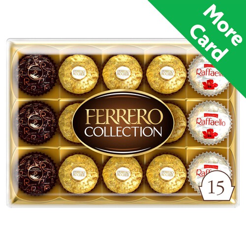 Ferrero Rocher Collection Chocolate Pralines Gift Box 15 Pieces