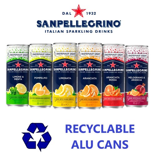 San Pellegrino Lemon Cans