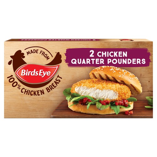 Birds Eye 2 Chicken Quarter Pounders