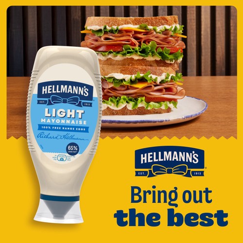 Hellmann's Light Squeezy Mayonnaise 750ml