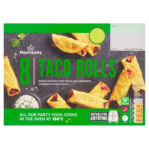 Morrisons 8 Mexican Taco Rolls 