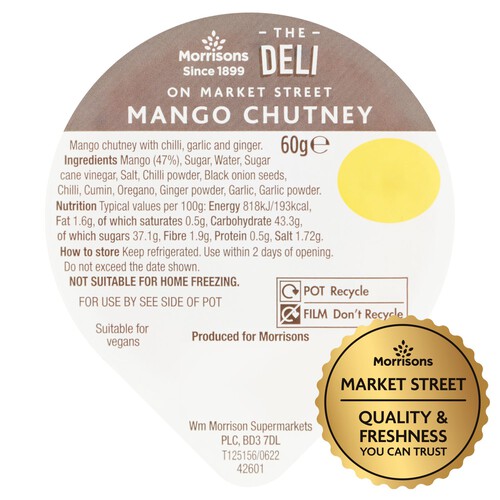 Market Street Deli Mango Chutney Dip