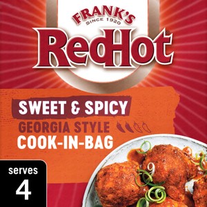 Frank's RedHot Sweet & Spicy Georgia Style Cook-In-Bag