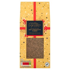 Morrisons The Best Signature Belgian Hot Chocolate Flakes Dark 70% 250g