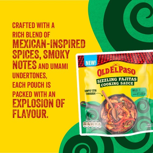 Old El Paso Sizzling Fajitas Cooking Sauce 170g