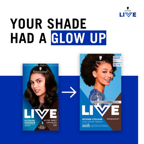 LIVE Intense Colour Permanent Hair Dye 089 Bitter Sweet Chocolate