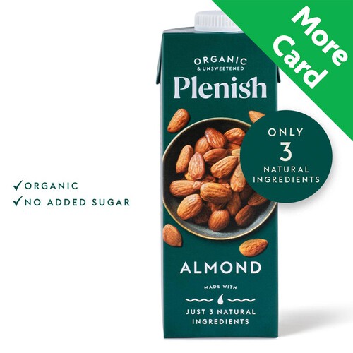 Plenish Organic Almond Milk Uht 