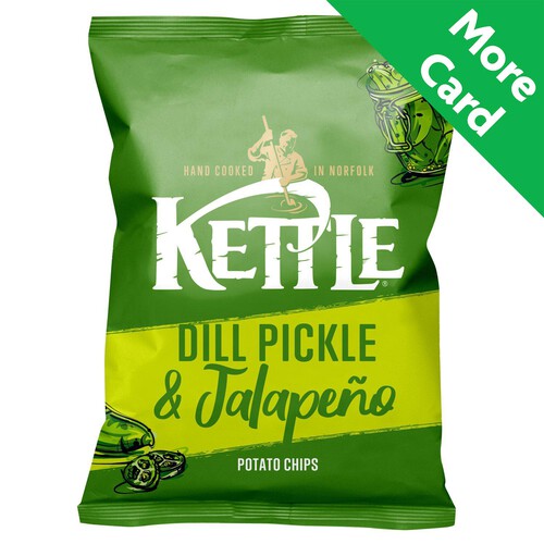 Kettle Chips Dill Pickle & Jalapeno Sharing Crisps 