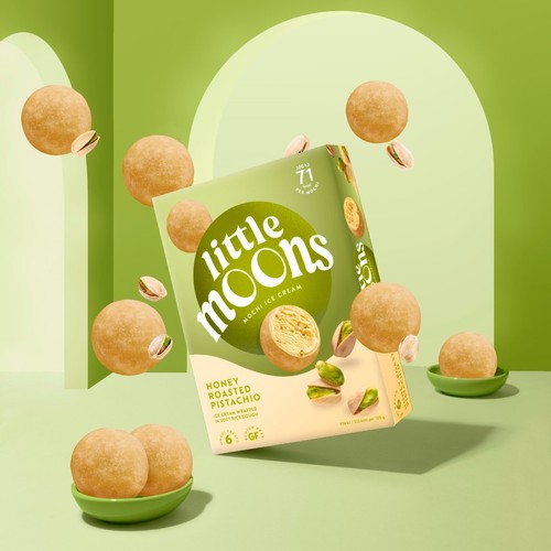 Little Moons Honey Roasted Pistachio Mochi Ice Cream