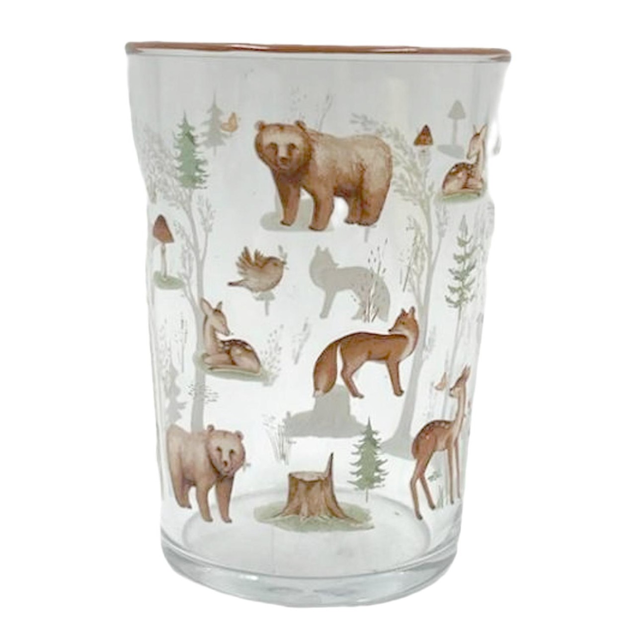 Nutmeg Home Woodland Animal Tumbler Red 510ml