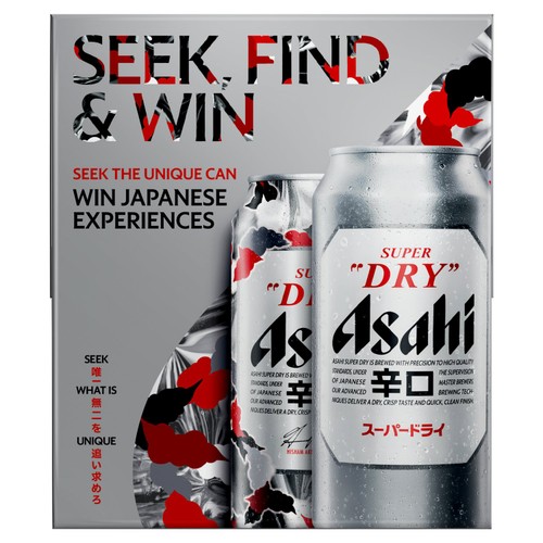 Asahi Super Dry  4 x 440ml