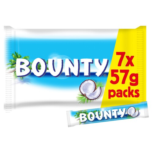 Bounty Coconut Milk Chocolate Duo Bars Multipack