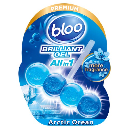 Bloo Brilliant Gel Arctic Ocean Toilet Rim Block