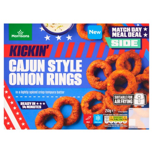Morrisons Americana Cajun Onion Rings 250g